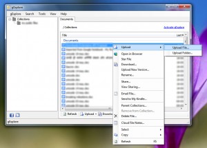 gExplore से गूगल डॉक्स की फाइलें अपनी डेस्कटॉप से प्रबंधित करें 1