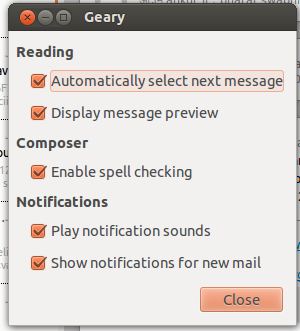 गेयरी : लिनक्स के लिए एक हल्का फुल्का ईमेल क्लाइंट 4